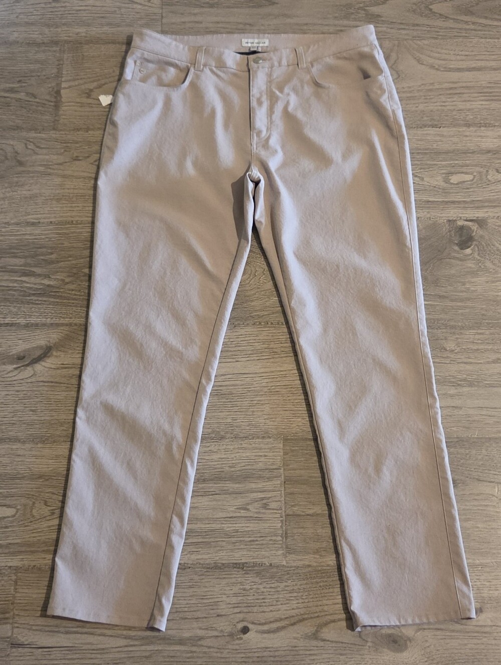 Peter Millar EB66 Five-Pocket Performance Pants Khaki Tan - Size 36x30